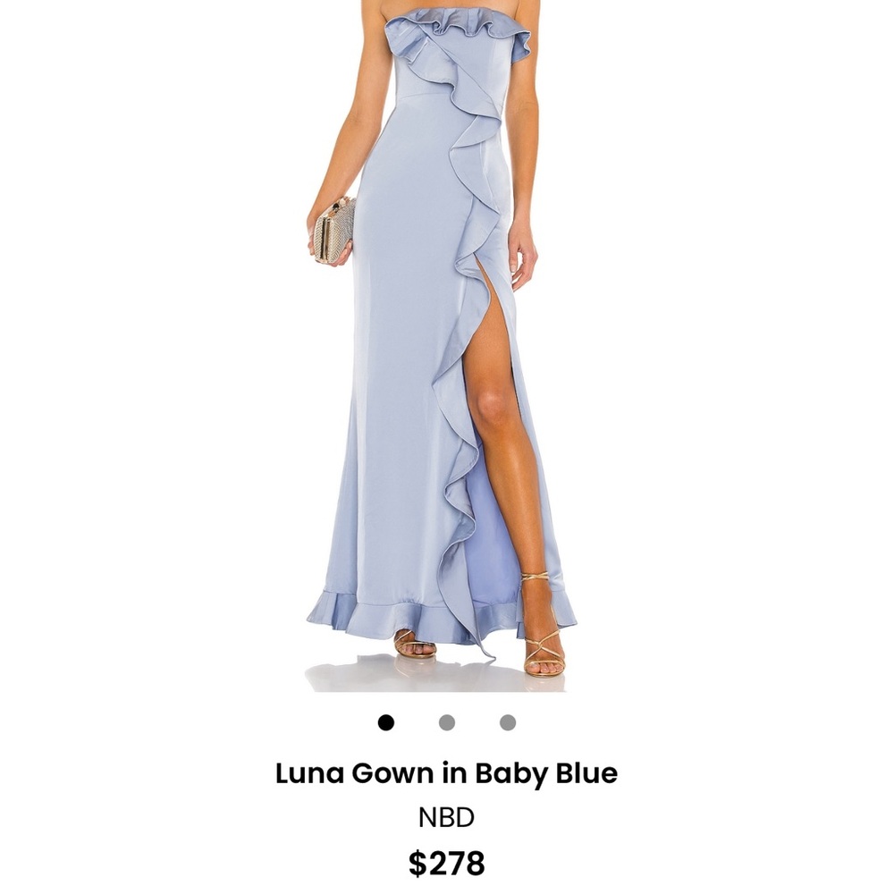 NBD Luna Gown in Baby Blue